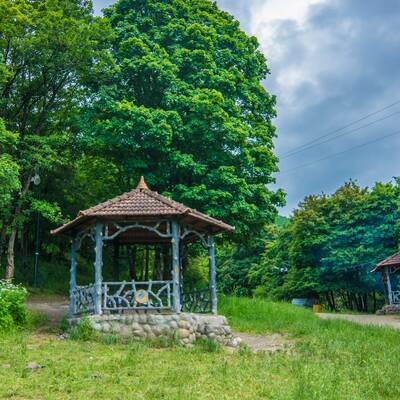Makidi Forest Park in Kaleybar